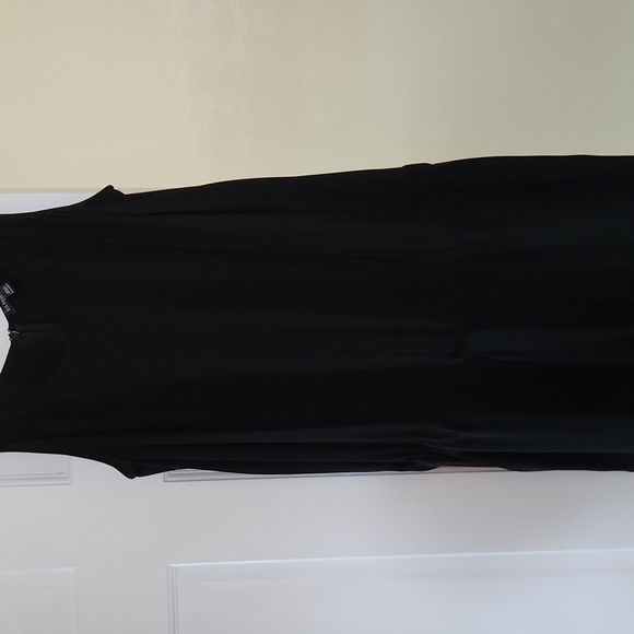 Eileen Fisher silk black jumpsuit PM - Picture 3 of 4